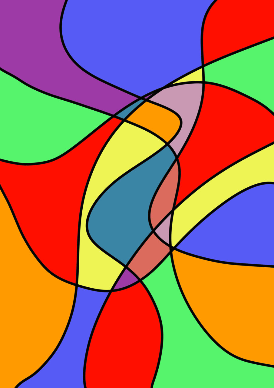 digitale abstrakte Zeichnung