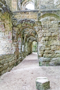 Oybin Gang zum Bergfriedhof