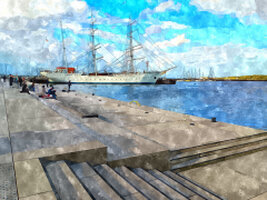 Gorch Fock I in Stralsund