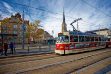 Abschiedsfahrt der Tatra-Strassenbahn in Chemnitz