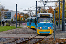 Abschiedsfahrt der Tatra-Strassenbahn in Chemnitz